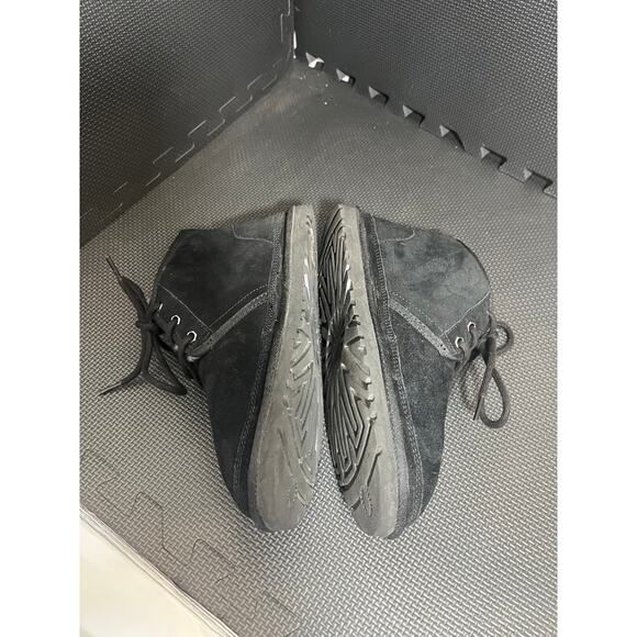 UGG Neumel Chukka Boot‎ - Black Suede Shoes Mens Size 9 Insulated Sherpa Lined - Picture 4 of 9